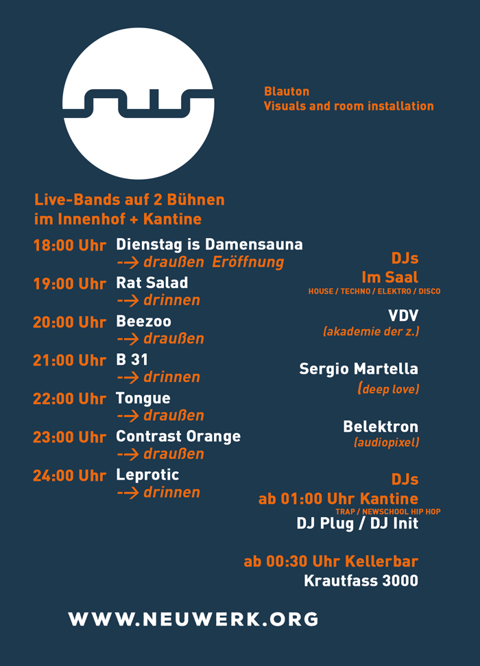 Sommerfest 2017-Programm