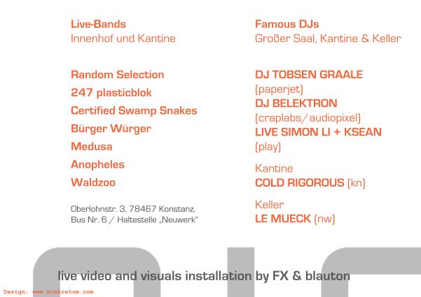 Programm Sommerfest 