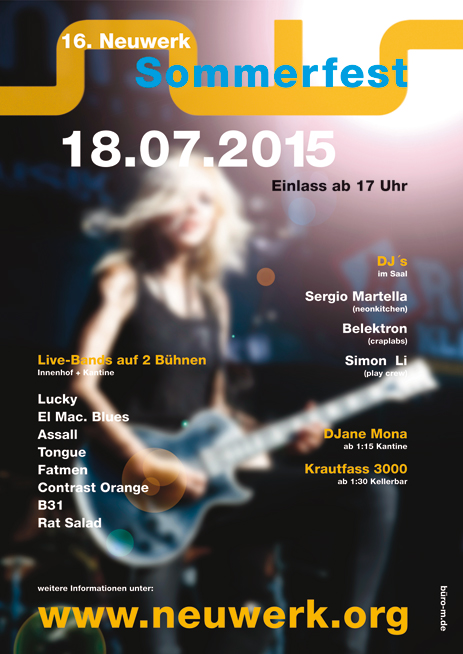 Plakat Sommerfest
